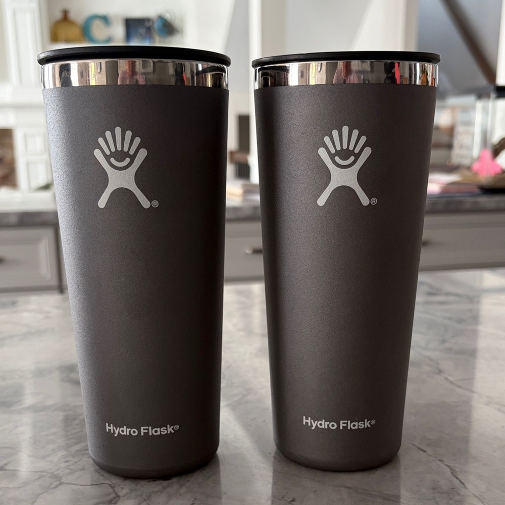 Hydro Flask Matte Charcoal Double Tumbler Set